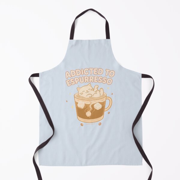 Item preview, Addicted to Espurresso – Cute Cat in Coffee Design designed and sold by MLynCollective.
