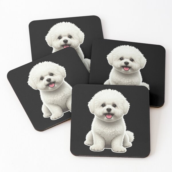 Aperçu de l'œuvre Bichon frisé créée et vendue par StickersRyous.