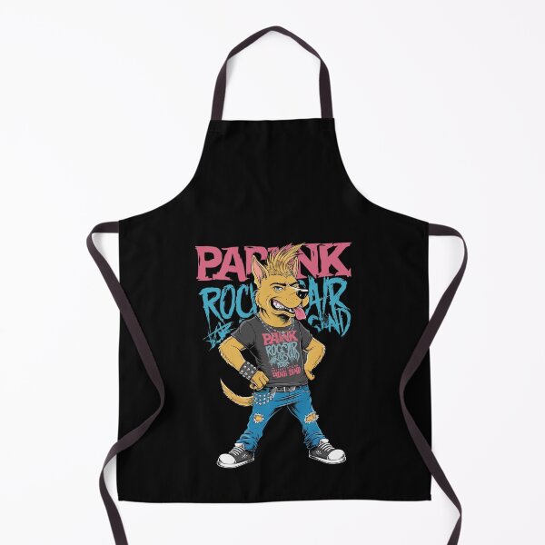 Item preview, Punk Pup Rocker – Spiky-Haired Dog in Band Tee designed and sold by Shop9999.