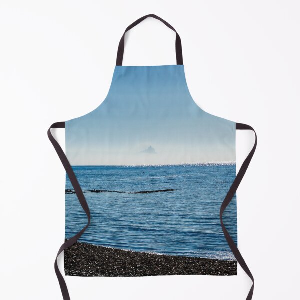 Item preview, Shimmering Horizon – Penzance Beach with Distant St Michael’s Mount designed and sold by Rowena Ko.
