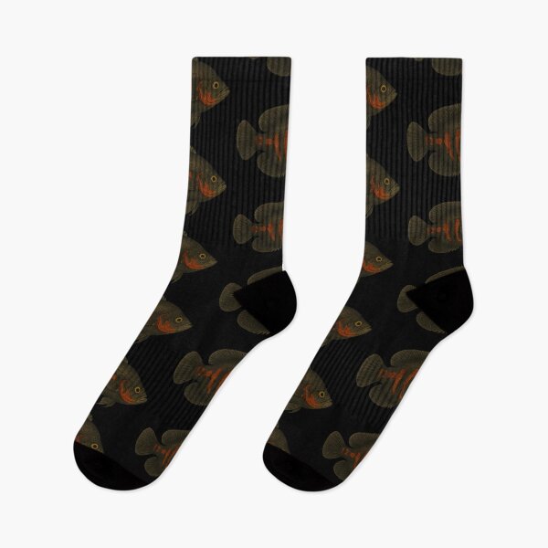Item preview, Oscar Fish - Vintage Japanese Inspired Art - Amazon Fish designed and sold by Kabuji Store.