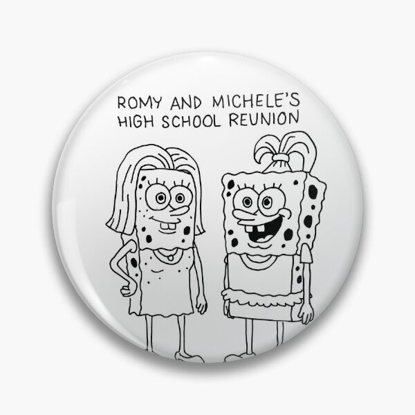 Item preview, SpongeBob VS Romy & Michelle designed and sold by Purrgatory Pop.