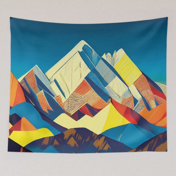 Item preview, Kanchenjunga, Third highest mountain on Earth designed and sold by CharlottePlaceArt.