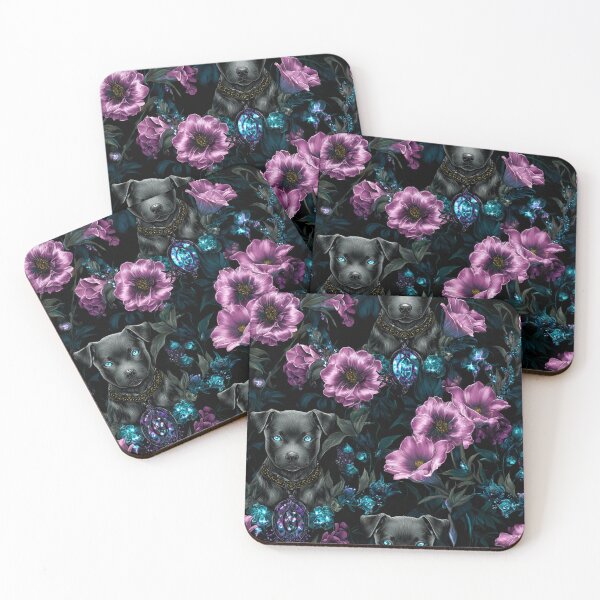 Item preview, Enchanted Pit Bull Print designed and sold by Nocturne  Paws.