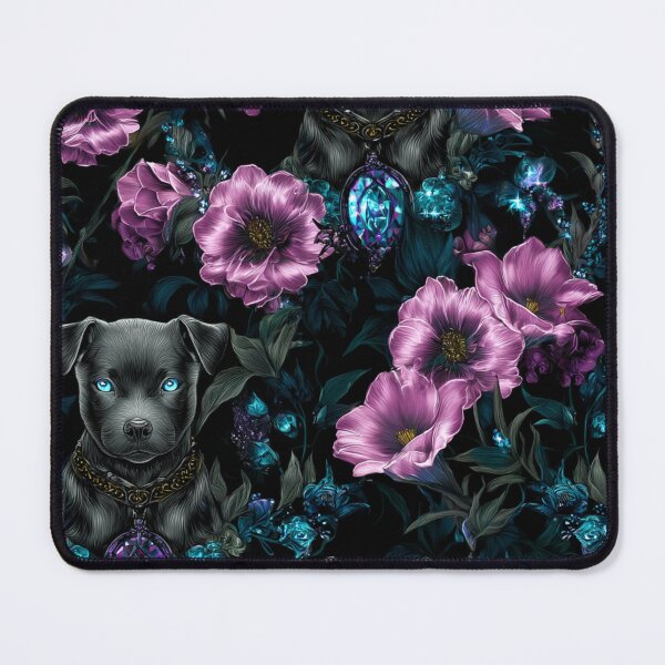 Item preview, Enchanted Pit Bull Print designed and sold by Nocturne  Paws.