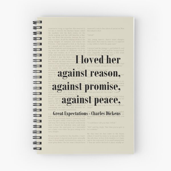 Item preview, Loved Her Great Expectations Charles Dickens Quote designed and sold by kakarikihill.