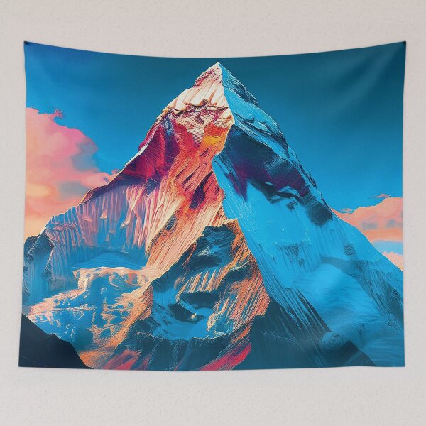 Item preview, Lhotse, Fourth highest mountain on Earth designed and sold by CharlottePlaceArt.