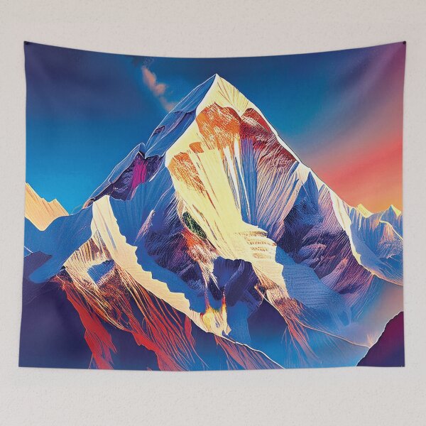 Item preview, Lhotse, Fourth highest mountain on Earth designed and sold by CharlottePlaceArt.