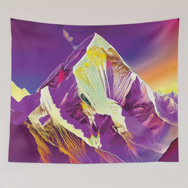 Item preview, Lhotse, Fourth highest mountain on Earth designed and sold by CharlottePlaceArt.