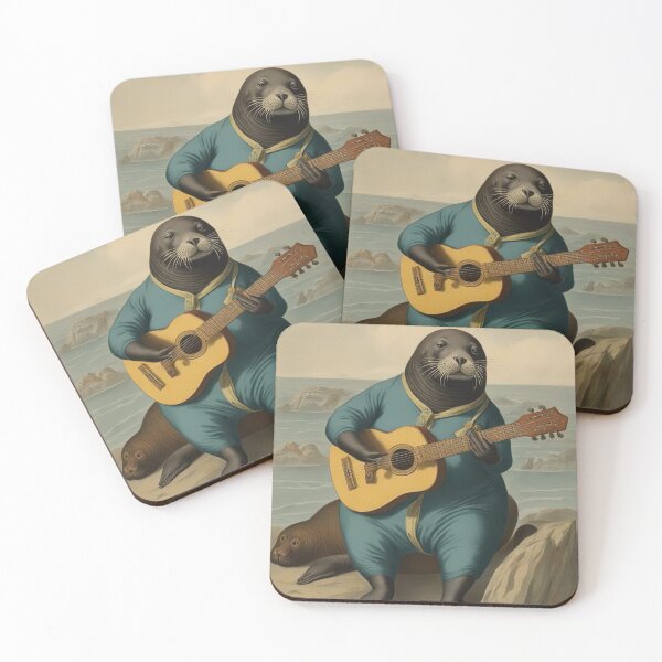 Item preview, Seal playing on Ukulele designed and sold by MorningFive.