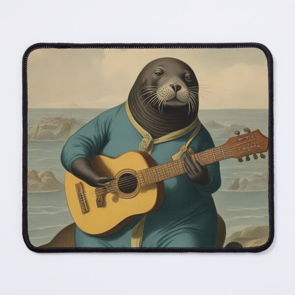 Item preview, Seal playing on Ukulele designed and sold by MorningFive.