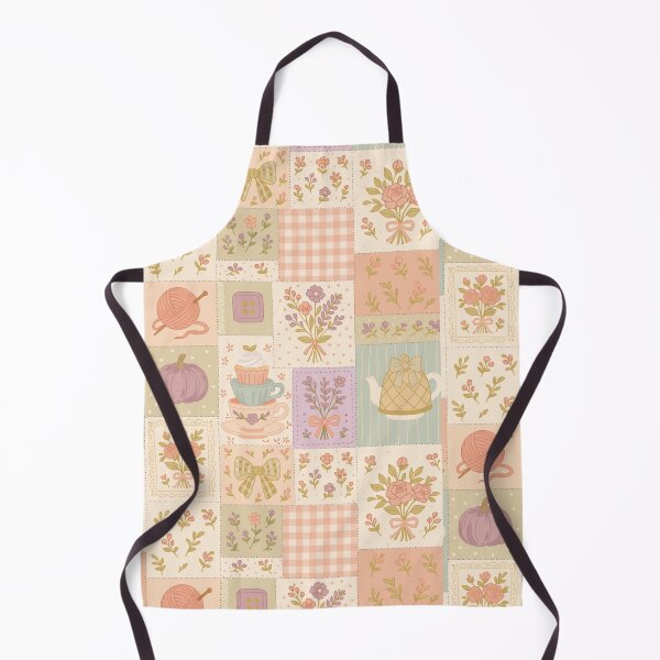 Item preview, Charming Floral Grandmacore Patwork pattern - Pastel Quilt Design designed and sold by Sunnyneststudio.