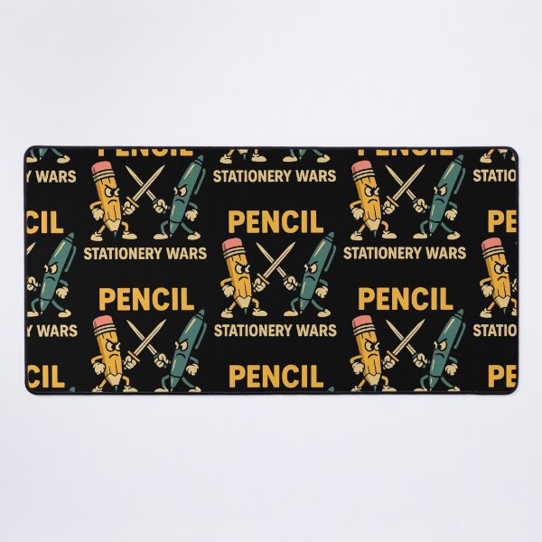 Item preview, Pencil vs Pen Stationery Wars Battle  designed and sold by Taans-Creation.