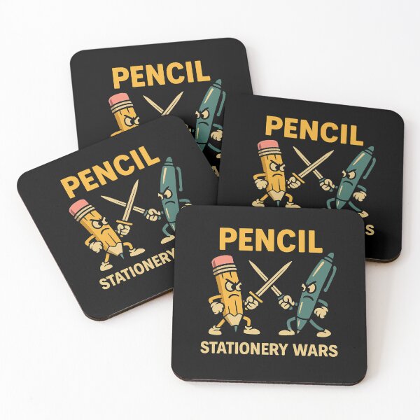 Item preview, Pencil vs Pen Stationery Wars Battle  designed and sold by Taans-Creation.