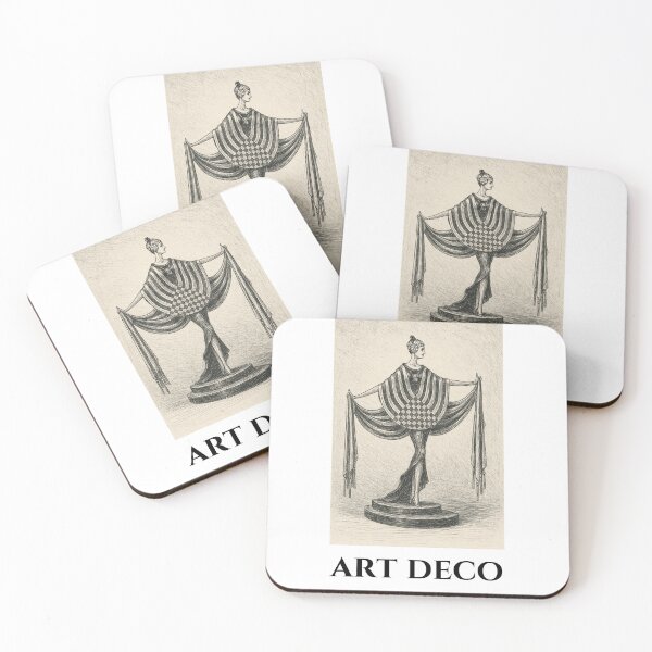 Item preview, Art Deco Diva – Elegant Ink Illustration designed and sold by Fleetwood1994.