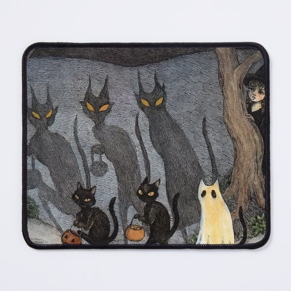 Item preview, Halloween Black Cats walk designed and sold by MorningFive.