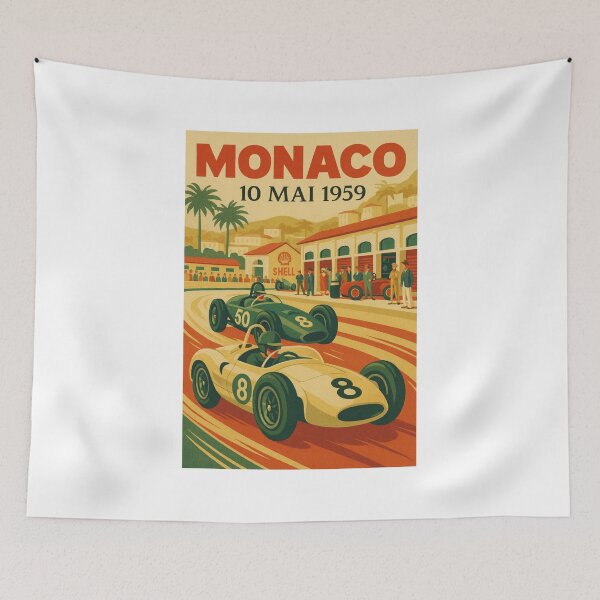 Item preview, Monaco 1959 – Pit Lane Rush designed and sold by Fleetwood1994.
