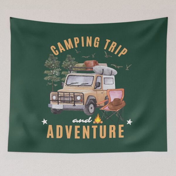 Item preview, Camping trip and adventure designed and sold by ATime7Day.