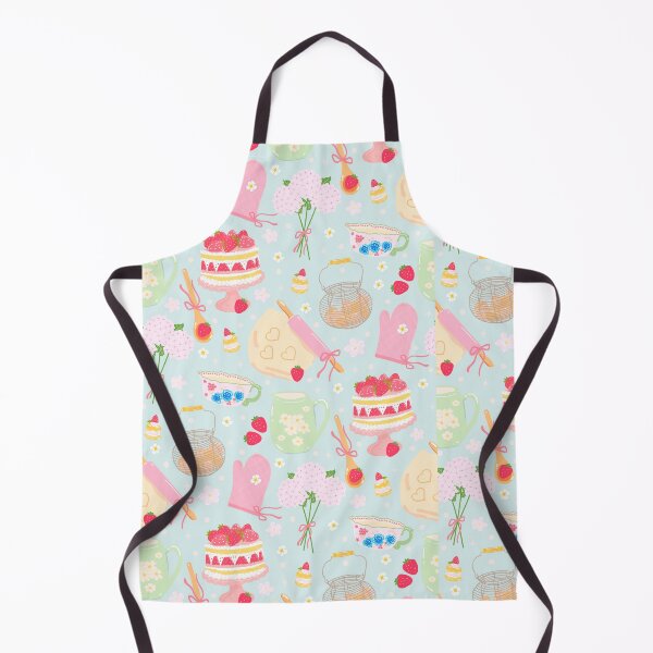 Item preview, Strawberry Bake Cottagecore design, Whimsical kitchen designed and sold by Sunnyneststudio.