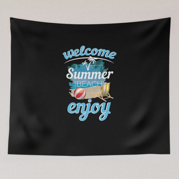 Item preview, Welcome Summer Beach designed and sold by TomGiantDesigns.