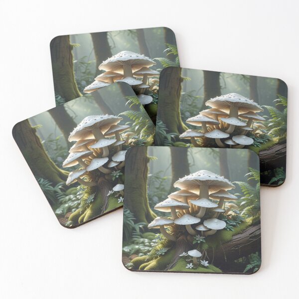 Item preview, Forager’s Delight: Edible Forest Mushrooms designed and sold by The Digital Compass.
