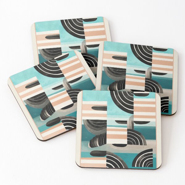 Item preview, Retro Geometric Shapes 3 designed and sold by Branka Kodzoman.
