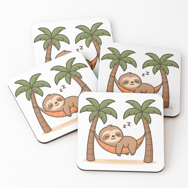 Item preview, Sloth Lounging on a Hammock designed and sold by Delamoon.