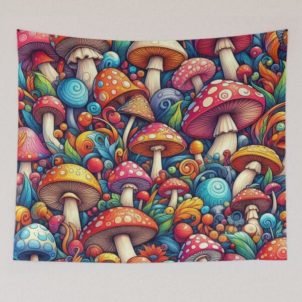 Item preview, Woodland Toadstools & Mushrooms designed and sold by The Digital Compass.