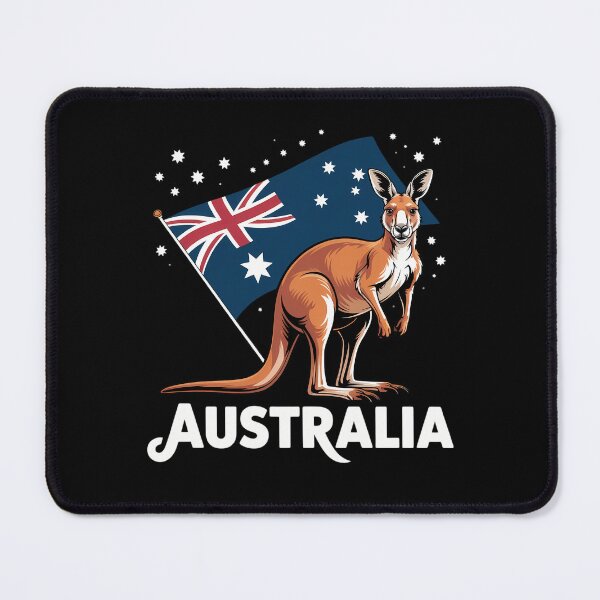 Item preview, Kangaroo Patriotic Australian Flag Australia designed and sold by brynatshop.