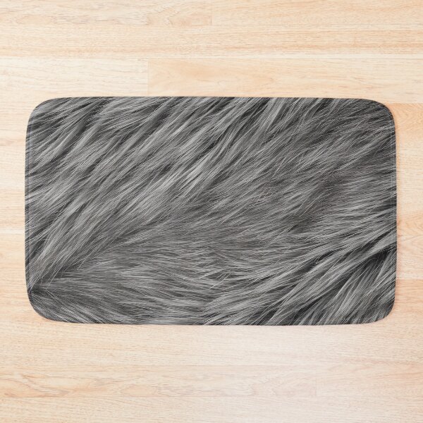 Item preview, Elegant Gray Fur Texture – Realistic Soft Fur Pattern designed and sold by Unlimited-Style.