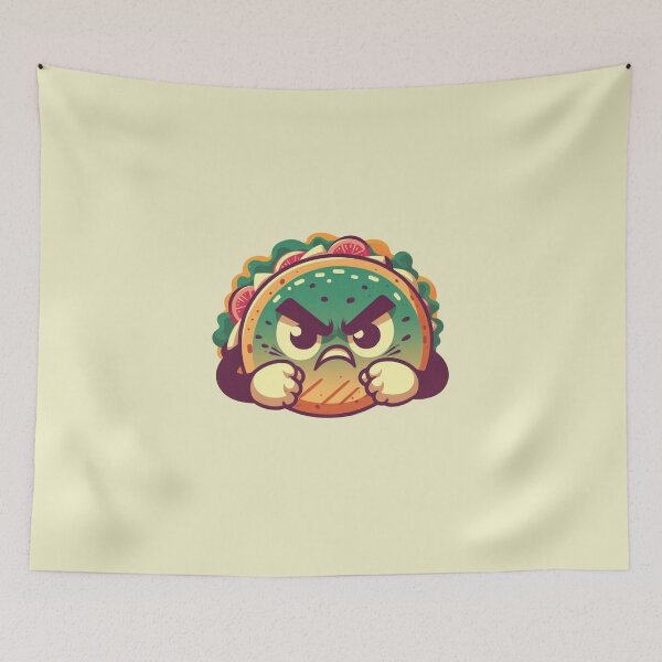 Item preview, Angry Taco (retro) V.2 designed and sold by Bubble-Boris.