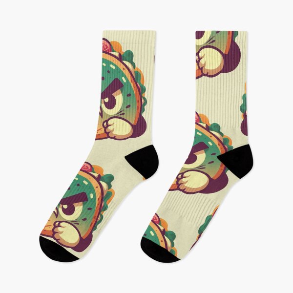 Item preview, Angry Taco (retro) V.2 designed and sold by Bubble-Boris.
