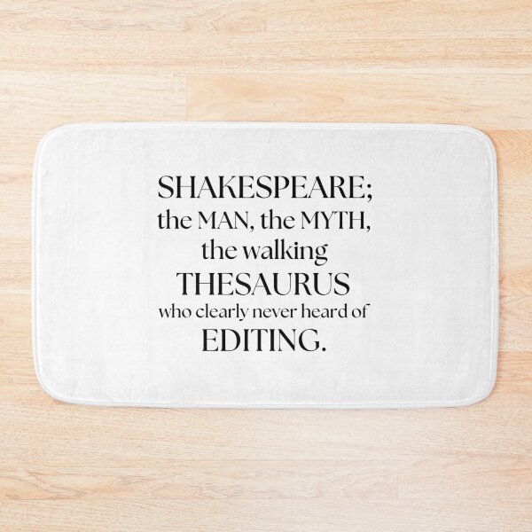 Item preview, Shakespeare Man Myth Walking Thesaurus designed and sold by ObsidianDaz.