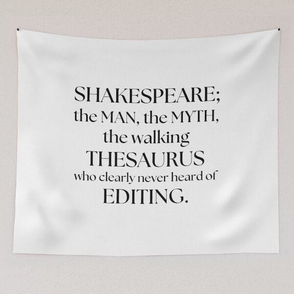 Item preview, Shakespeare Man Myth Walking Thesaurus designed and sold by ObsidianDaz.