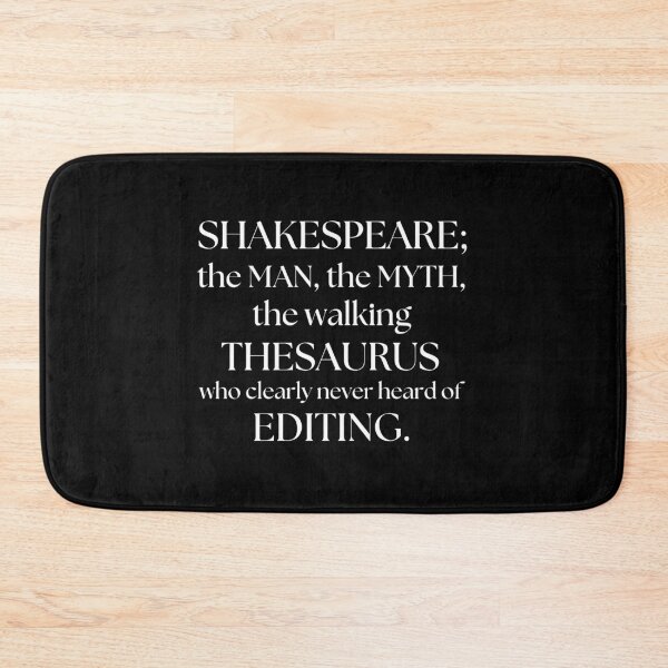 Item preview, Shakespeare Man Myth Walking Thesaurus designed and sold by ObsidianDaz.