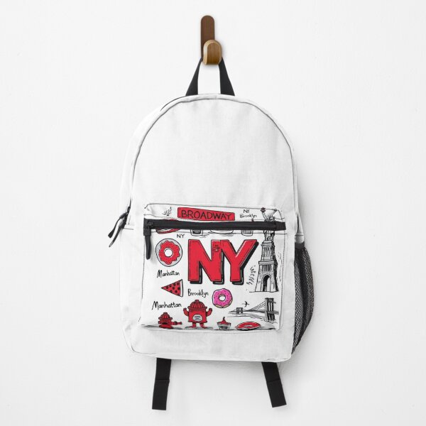 Item preview, Iconic New York City Landmarks & Foodie Delights Design designed and sold by Frame of Mind .