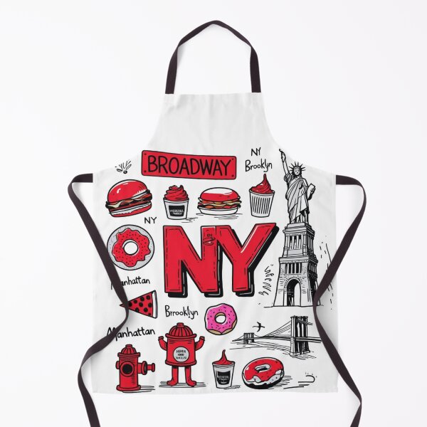 Item preview, Iconic New York City Landmarks & Foodie Delights Design designed and sold by Frame of Mind .