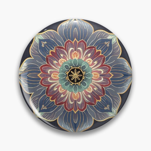 Aperçu de l'œuvre Motif de fleurs ornementales créée et vendue par Kayslab.