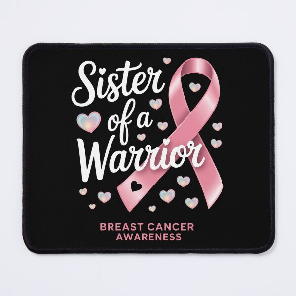 Item preview, Breast Cancer Fighter Awareness Sister Of A Warrior designed and sold by brynatshop.