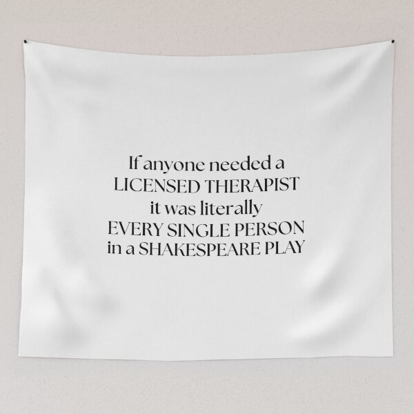 Item preview, Shakespeare Characters Need Theraphy designed and sold by ObsidianDaz.