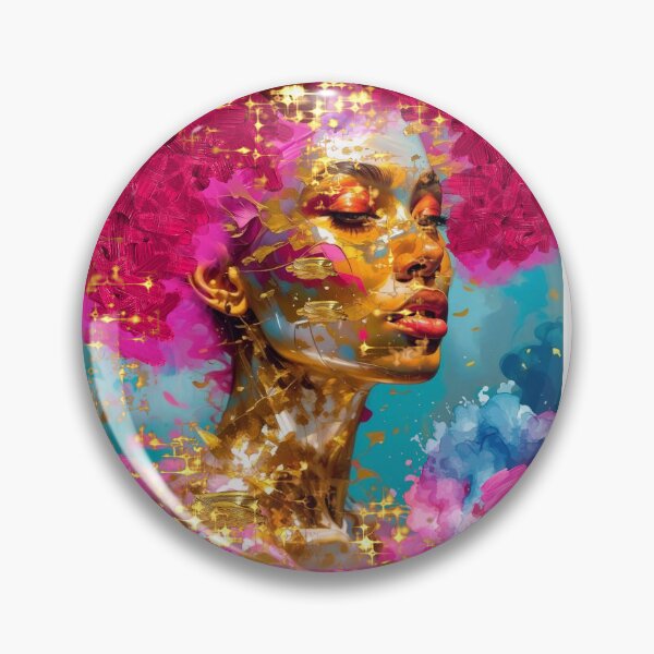 Item preview, Abstract - Pink & Gold series n°23082 designed and sold by AKANKEDESIGN.