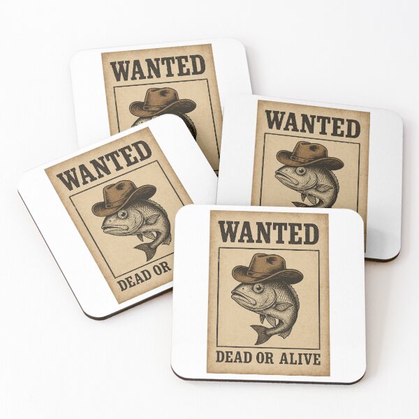 Item preview, Fish Wanted Western designed and sold by Hook'n'Bait.