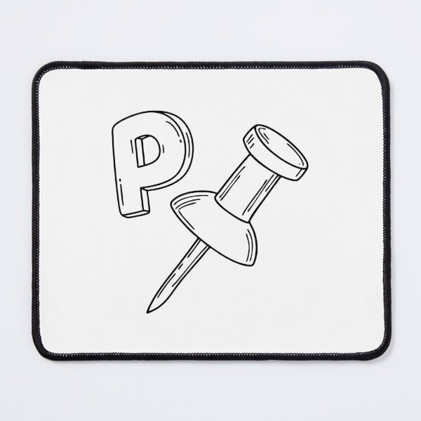 Item preview, An illustration of letter P stand for pin designed and sold by rasagamastore.