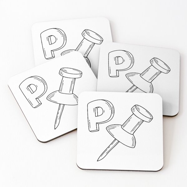 Item preview, An illustration of letter P stand for pin designed and sold by rasagamastore.