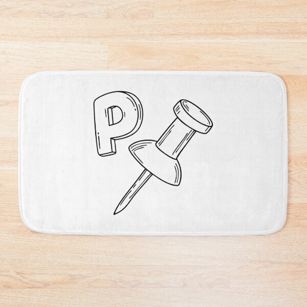 Item preview, An illustration of letter P stand for pin designed and sold by rasagamastore.