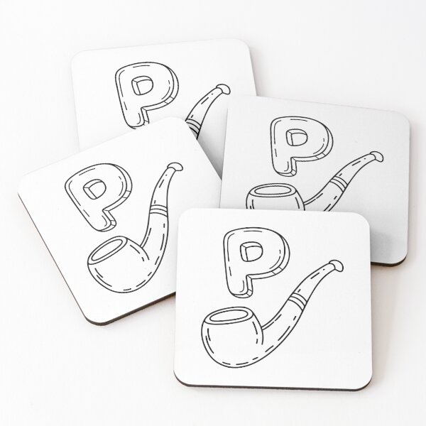 Item preview, An illustration of letter P stand for pipe designed and sold by rasagamastore.