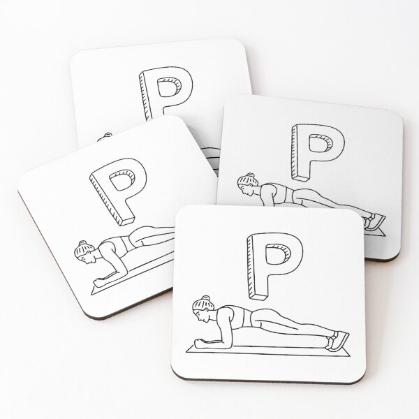 Item preview, An illustration of letter P stand for plank designed and sold by rasagamastore.