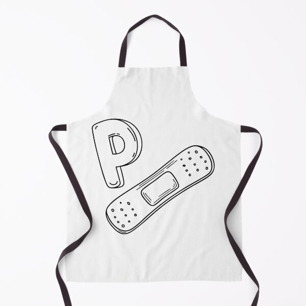 Item preview, An illustration of letter P stand for plaster designed and sold by rasagamastore.