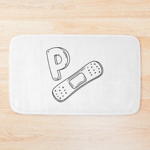Item preview, An illustration of letter P stand for plaster designed and sold by rasagamastore.