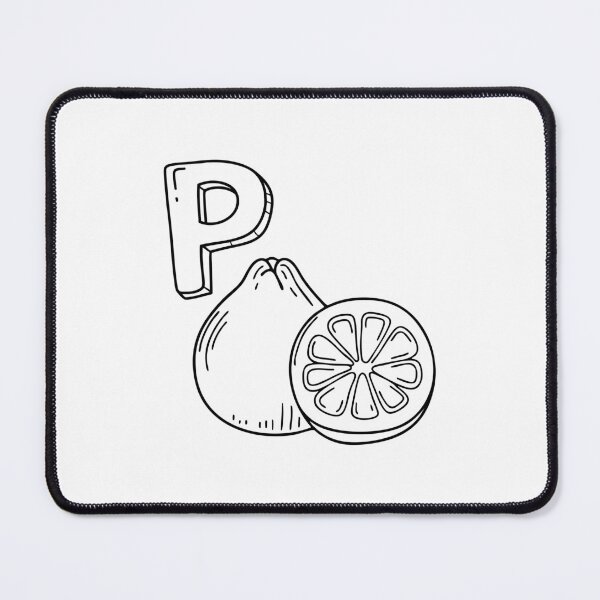 Item preview, An illustration of letter P stand for pomelo designed and sold by rasagamastore.